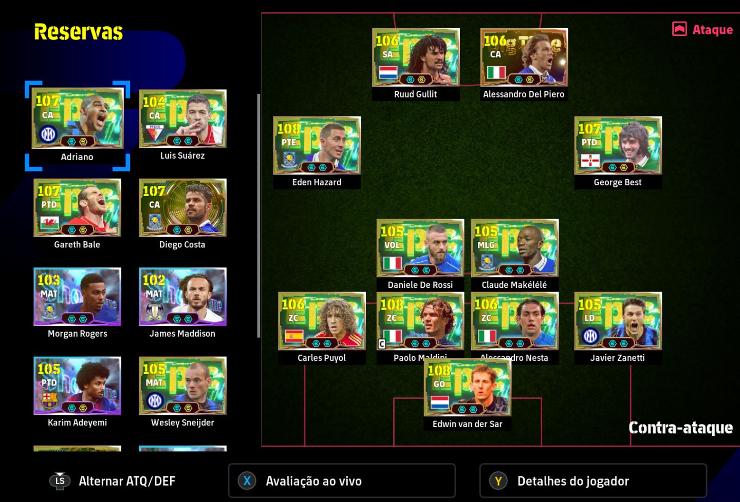 CONTA EFOOTBALL STEAM META 3300 DE FORÇA