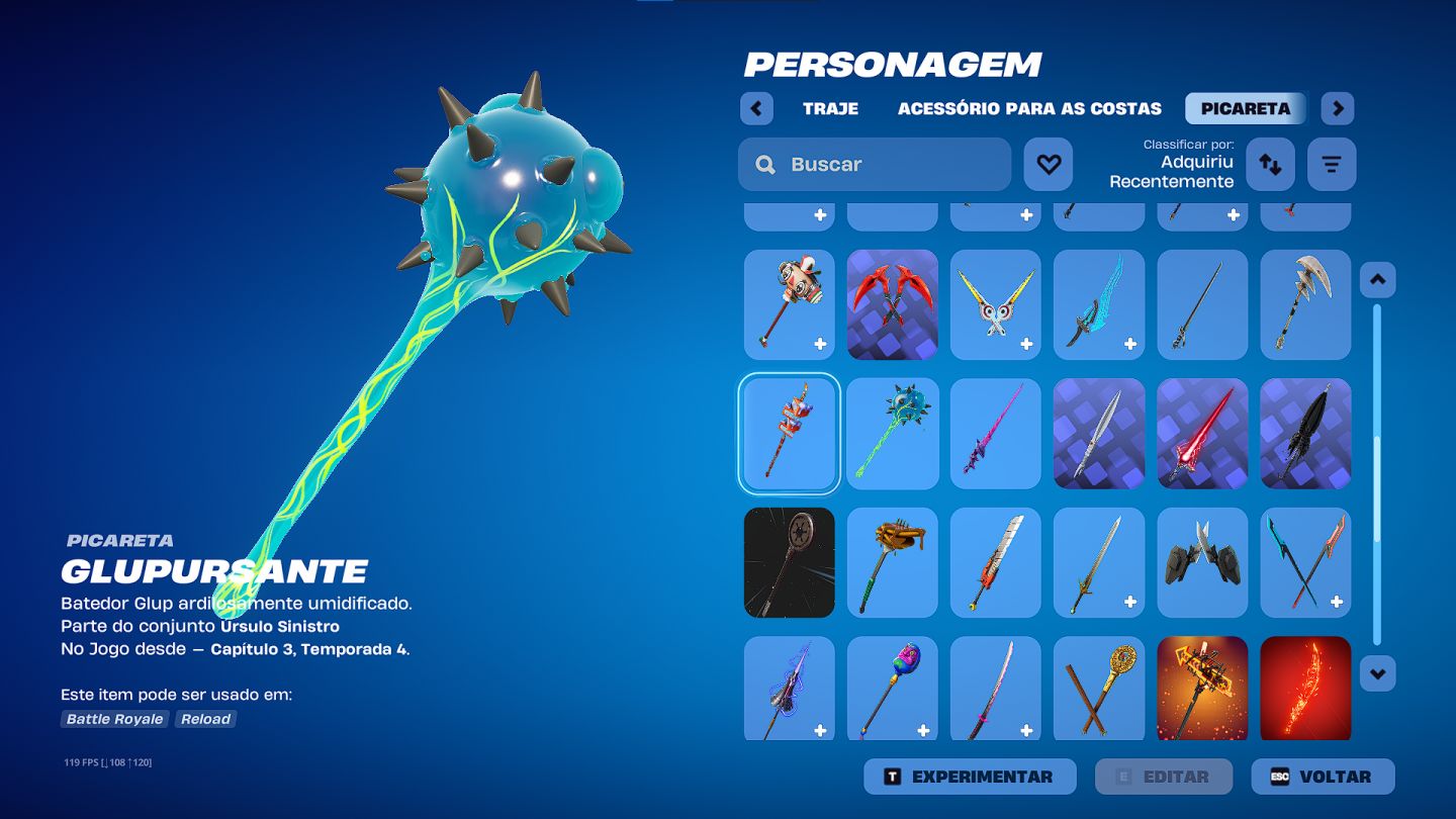 CONTA DE FORTNITE COM SALVE O MUNDO E DIVERSAS SKINS!