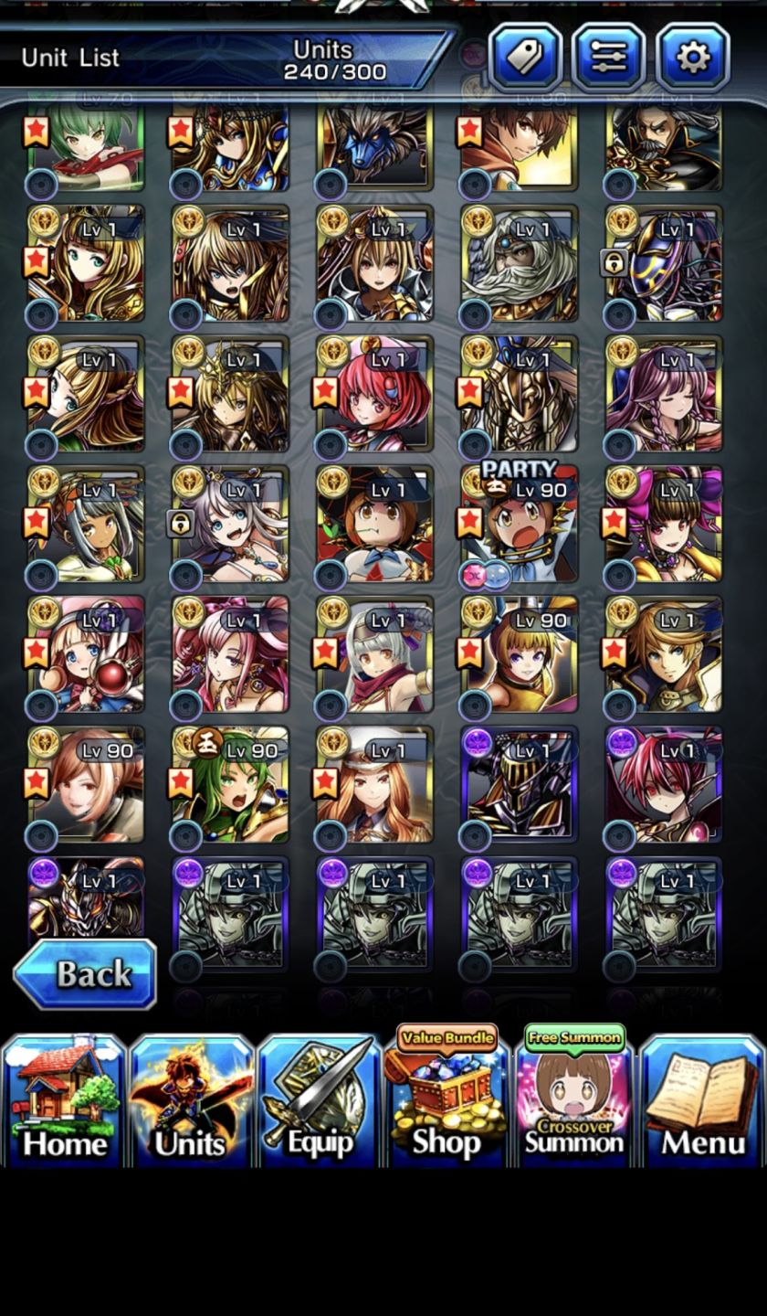 Grand summoners okarun,reimu,lilya imperial etc