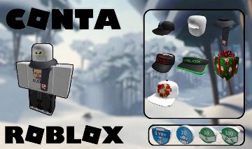 CONTA ROBLOX 2013 com 1K+ ROBUX + 7 Offsales + Roblox Plus