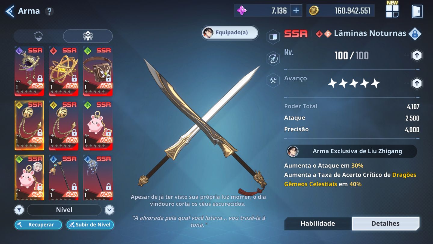 Conta com 2Milhoes de poder solo leveling Árise