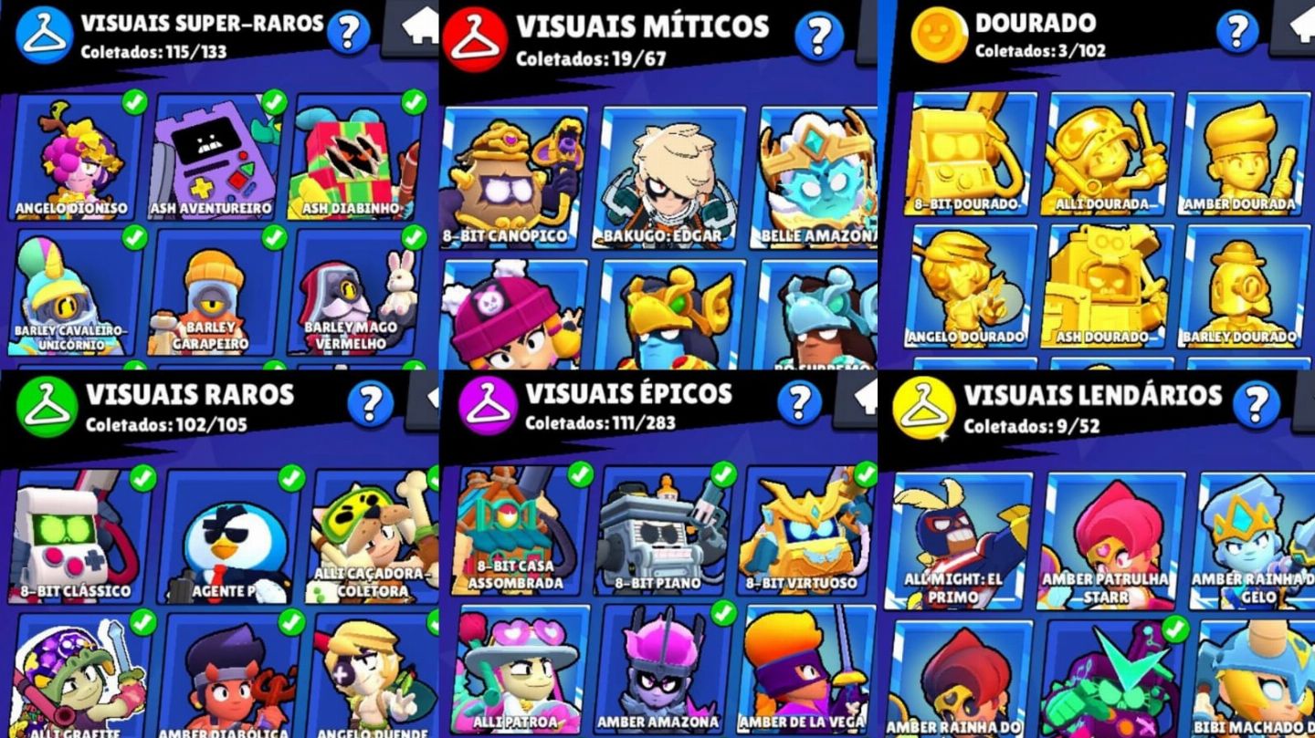 CONTA BRAWL STARS VETERANA (2018) | 86K TROFÉUS | 98 BRAWLERS NÍVEL 11