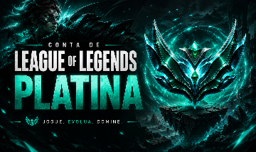 Conta de lol Platina Winrate alta