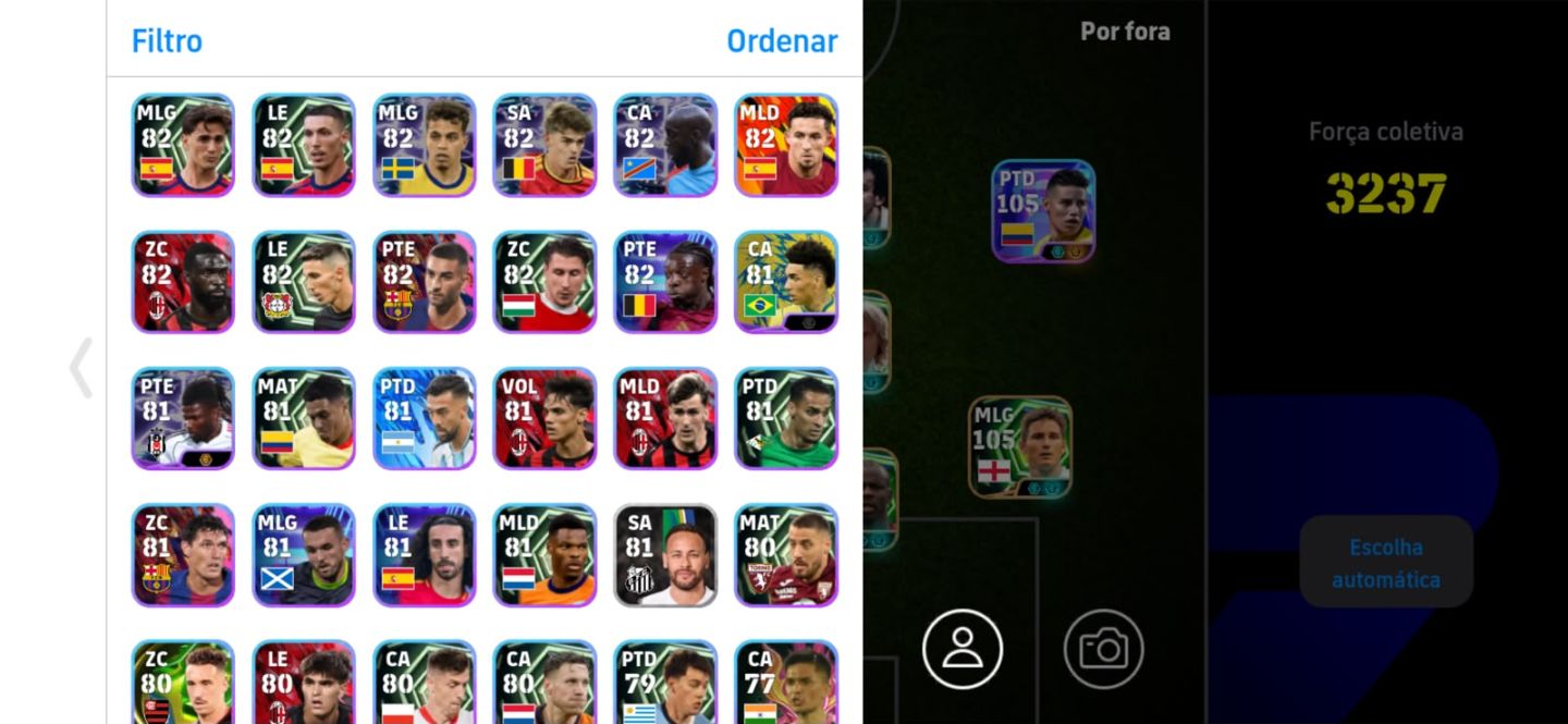Conta EFootball 3237 upada e rara!!