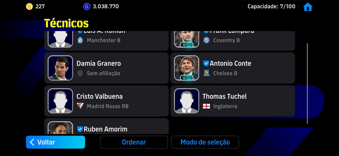 Conta efootball