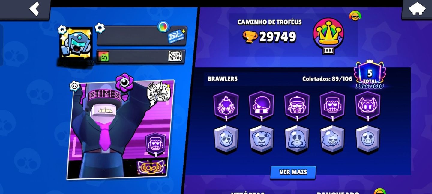 Melhor conta para upar rapido