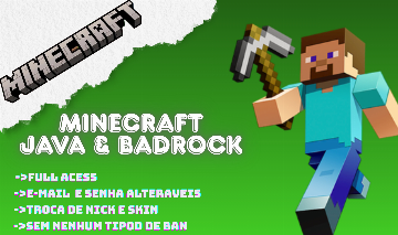 MINECRAFT ORIGINAL JAVA E BEDROCK | - Minecraft - Contas - GGMAX