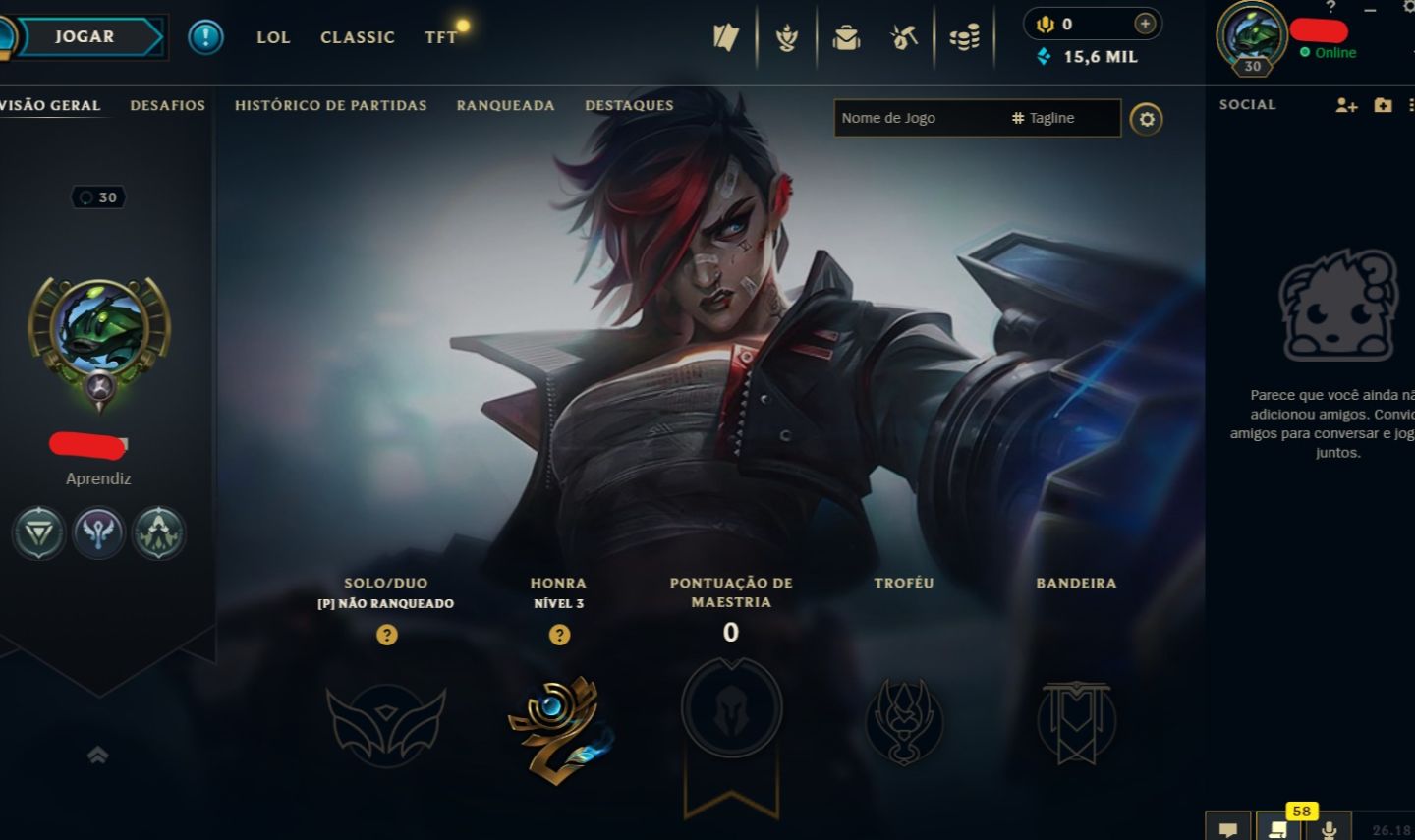 UPADA A MÃO - CONTA DE 2024 - 40 SKINS - VI ARCARNE LENDÁRIA - 15K DE EA