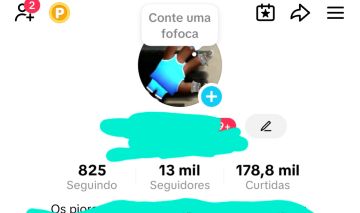 CONTA TIKTOK 13 MIL SEGUIDORES/180K CURTIDAS