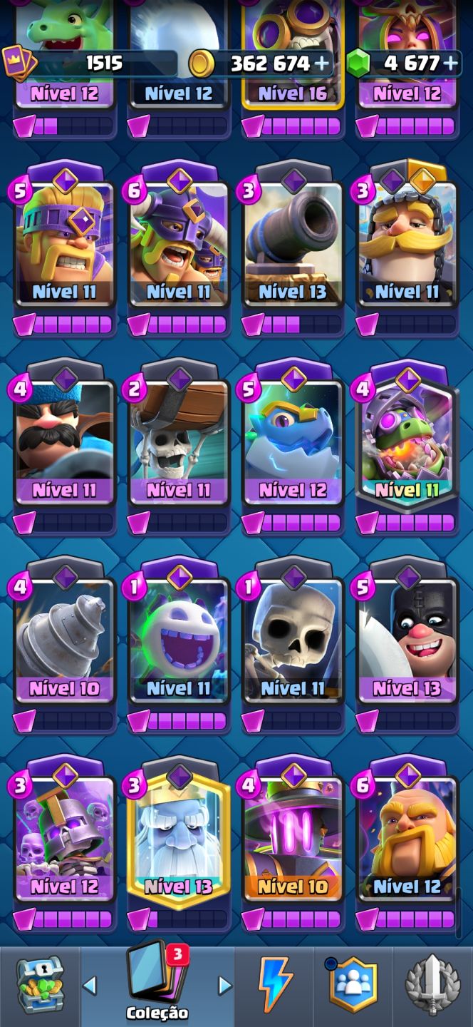 CONTA CLASH ROYALE ARENA 25