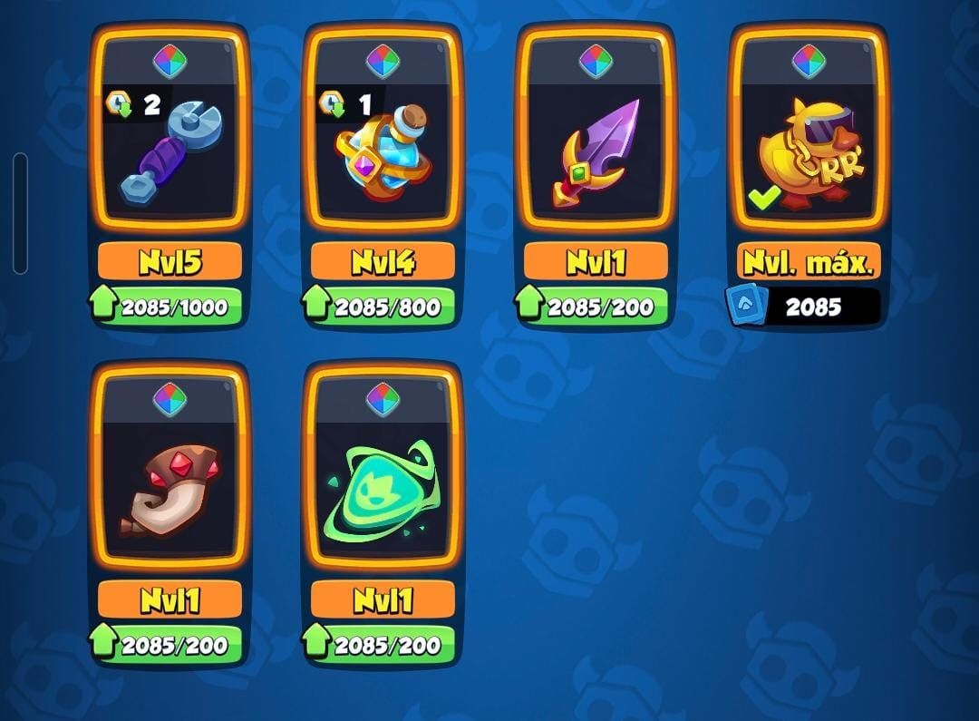 CONTA Rush Royale 2111% FL 1114 1076 VANTAGEM 1150