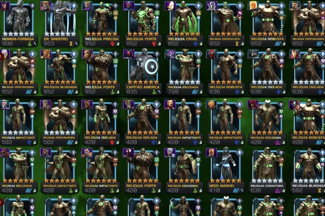 Conta Marvel Torneio de Campeões Nível 66 Marvel Contest of Champions Account