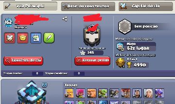 CV 13 LVL 162 70% UPADA CLASH OF CLANS