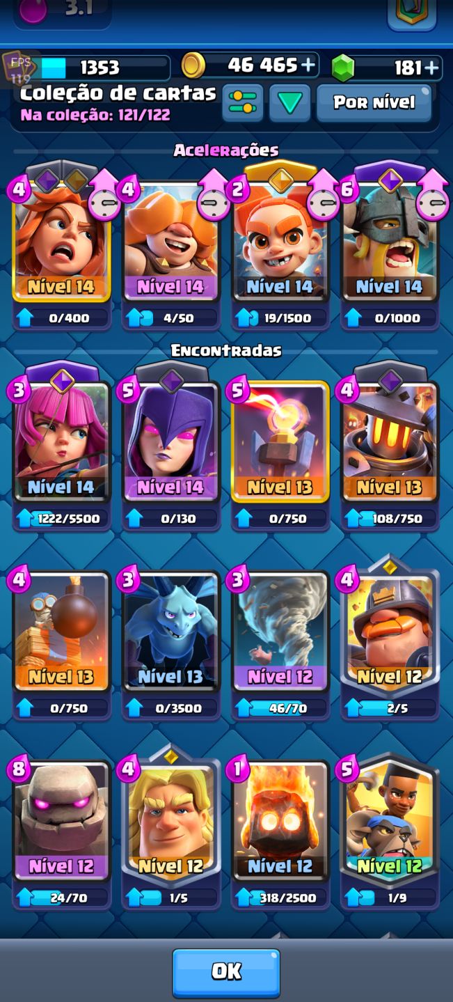 Conta Clash Royale com 10 k de troféus
