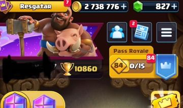 CONTA DO CLASH ROYALE COM 10k TROFEUS
