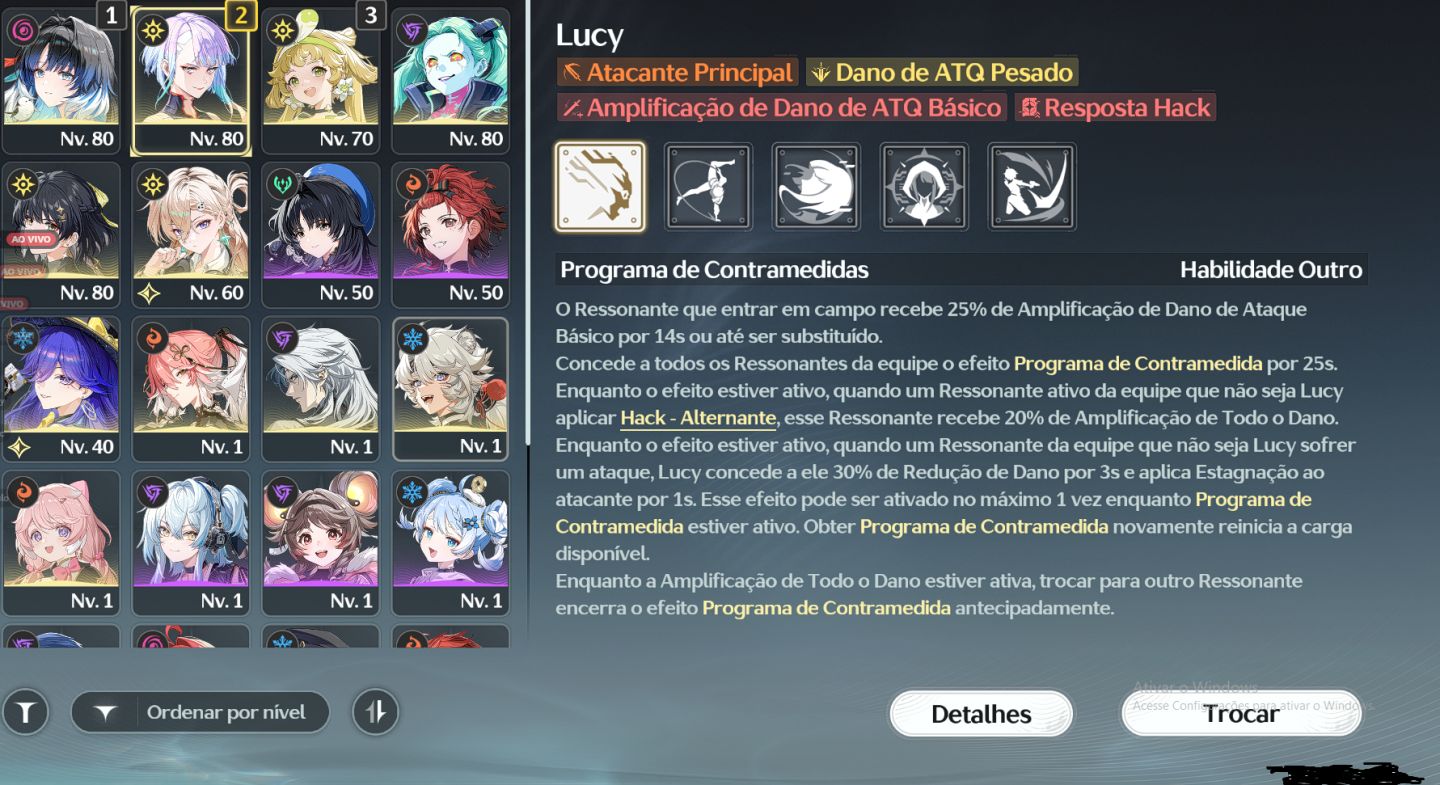 Wuthering Waves |YangYang S2+ Arma Assinatura Lynae,Changli.Lucy,Verina ,rebecca