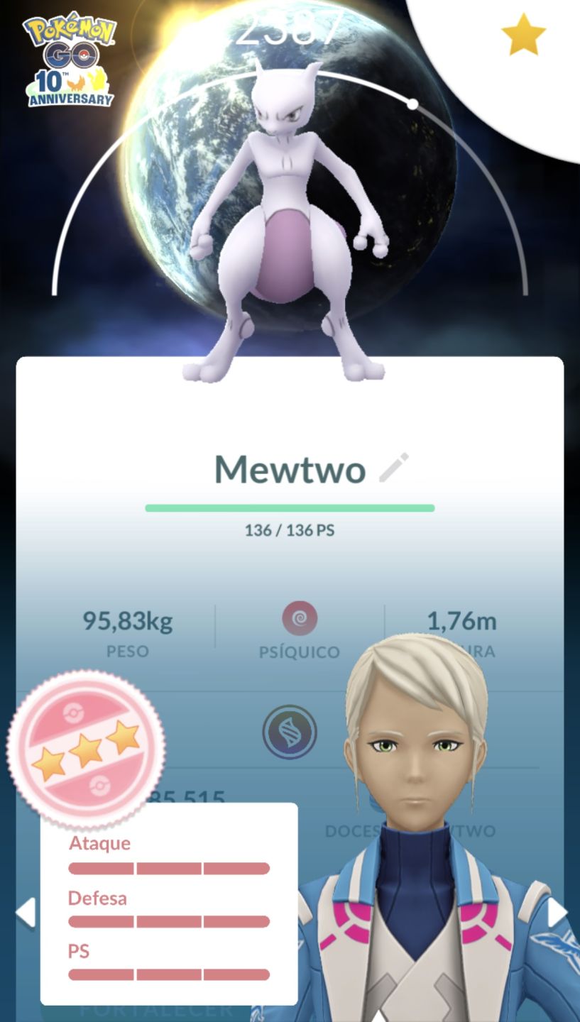 CONTA POKÉMON GO LVL41 (MEWTWO MEGA 100% + MASTERBALL)
