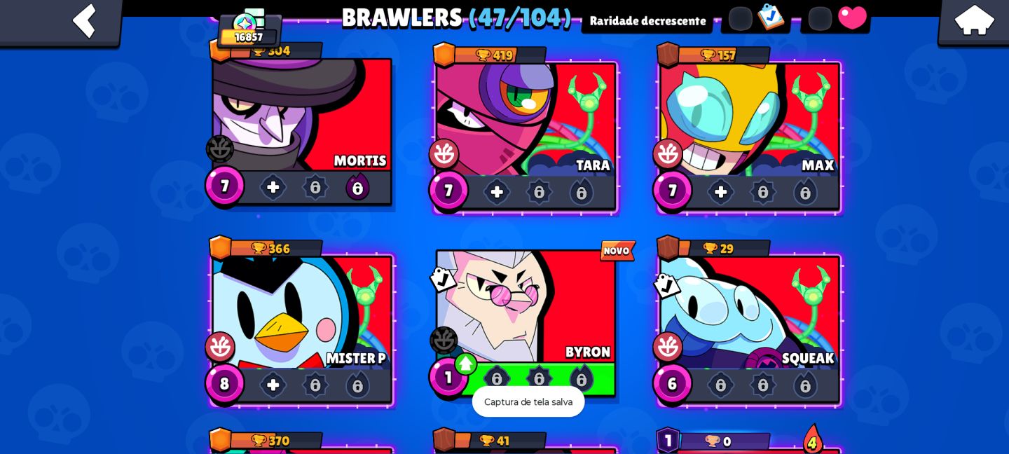 CONTA DE BRAWL STARS COM O PASSE COMPRADO