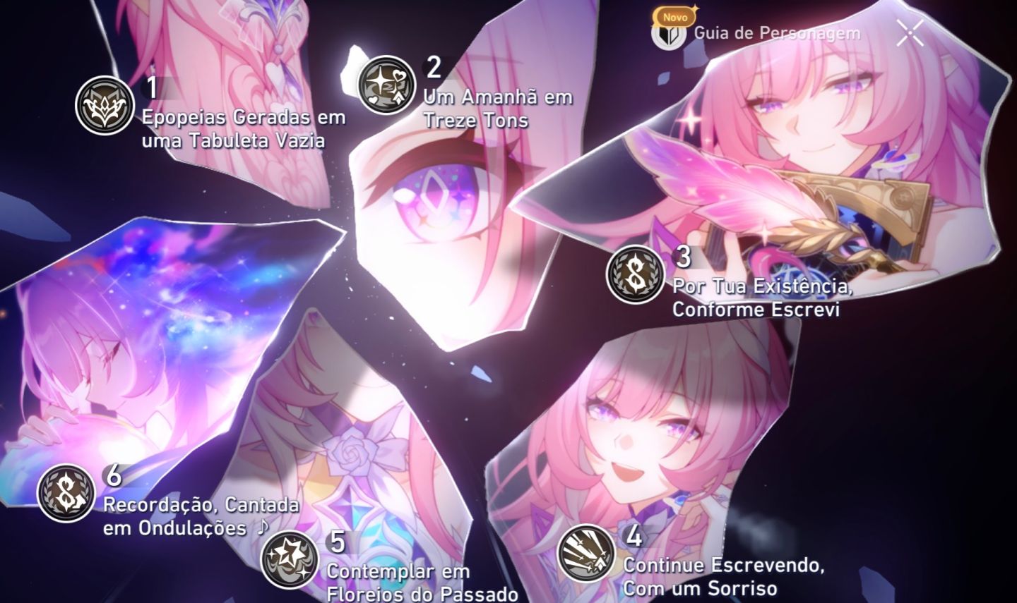 Conta hsr com Cyrene e6 + cone + Yinlin+ Evernigth