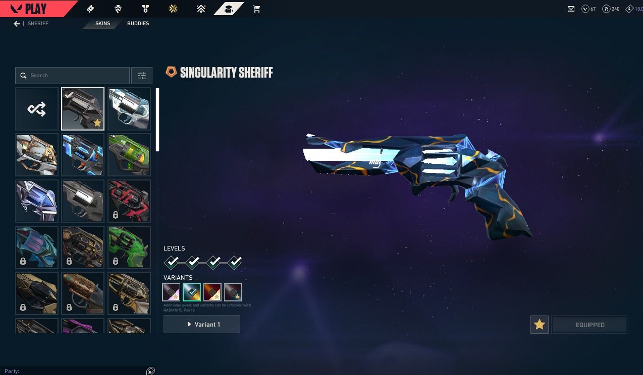 Conta valorant com skins (elo plat 1)