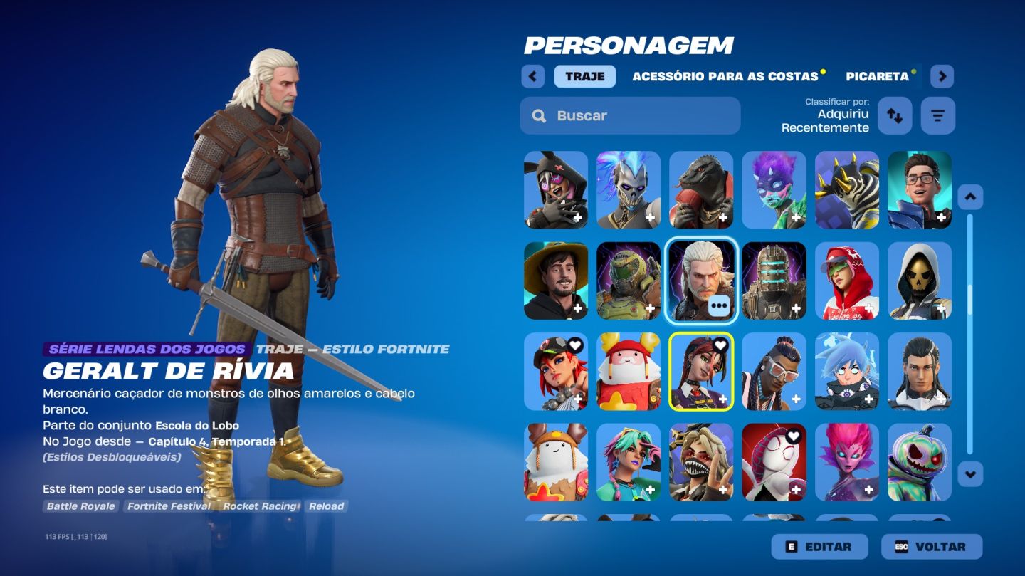 CONTA FORTNITE VARIAS SKINS FULL ACESSO