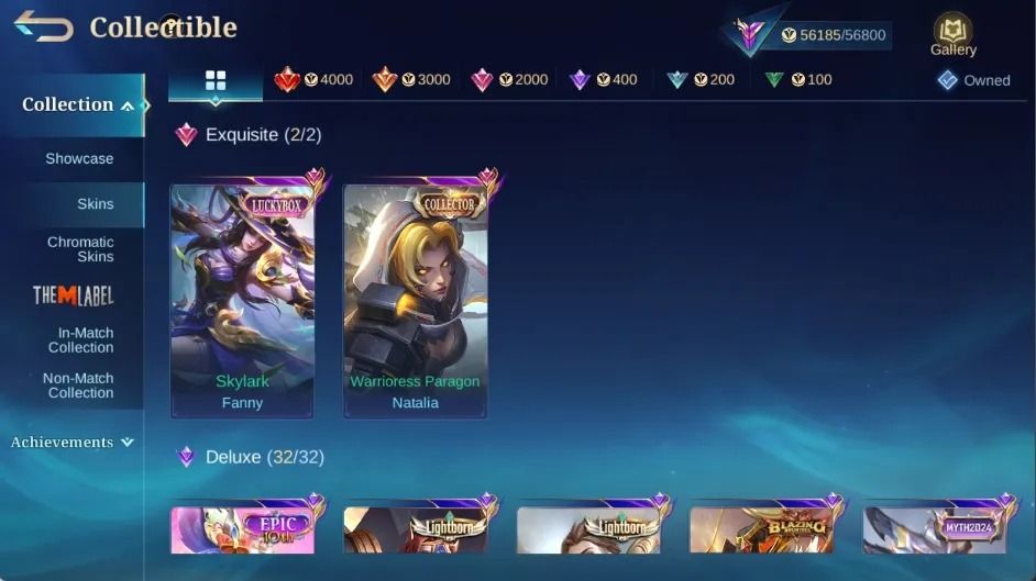 318 SKINS - FULL EMBLEMAS - FULL HEROIS