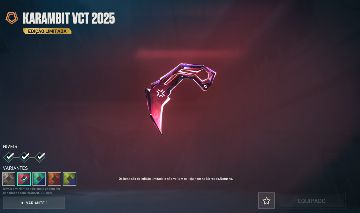 VALORANT Ascendente 1 | Vandal Gaia + Karambit VCT + Full Radianita