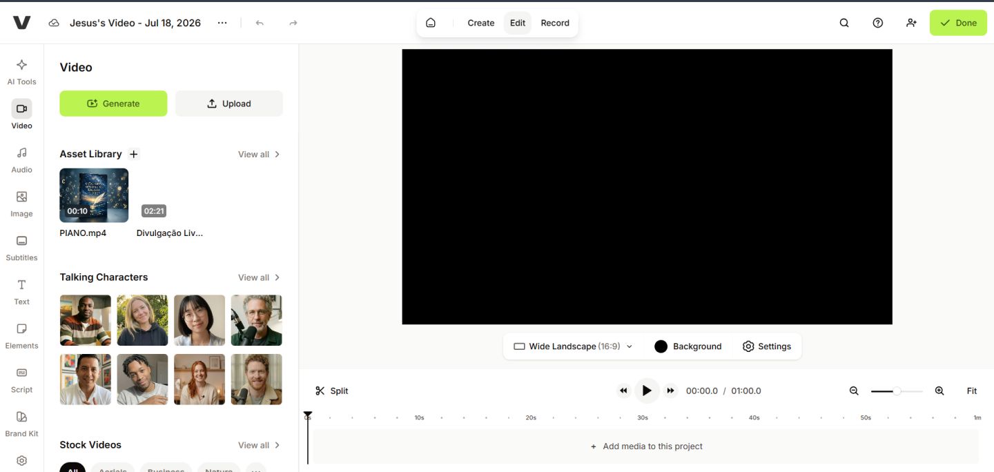VEED IO PRÓ [30 DIAS] | EDITOR DE VÍDEOS ONLINE | ENTREGA AUTOMÁTCIA | CAPCUT