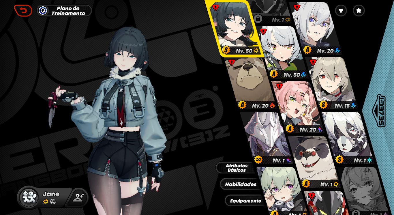 Jane + bis + 36k policromos + Conta Honkai Star rail