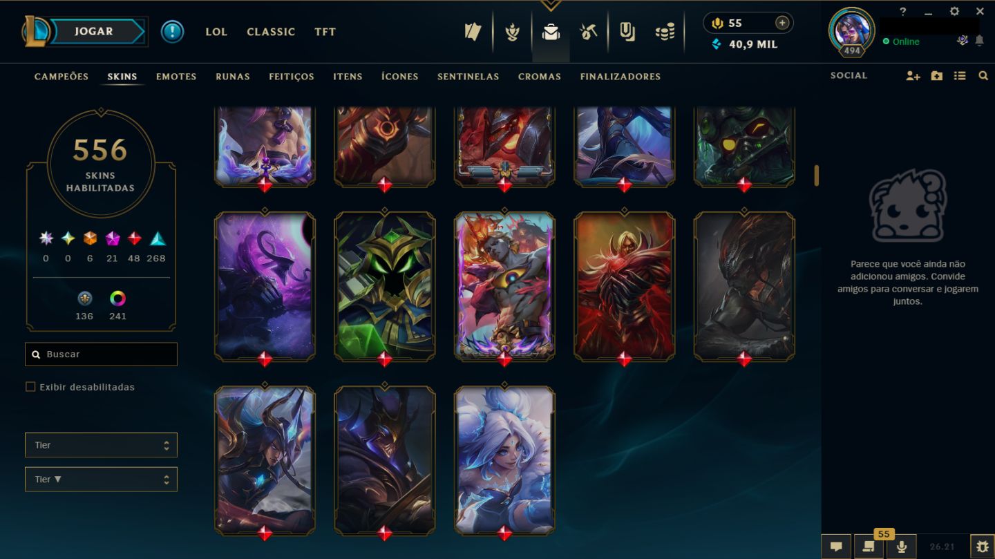 Conta Esmeralda - 556 Skin