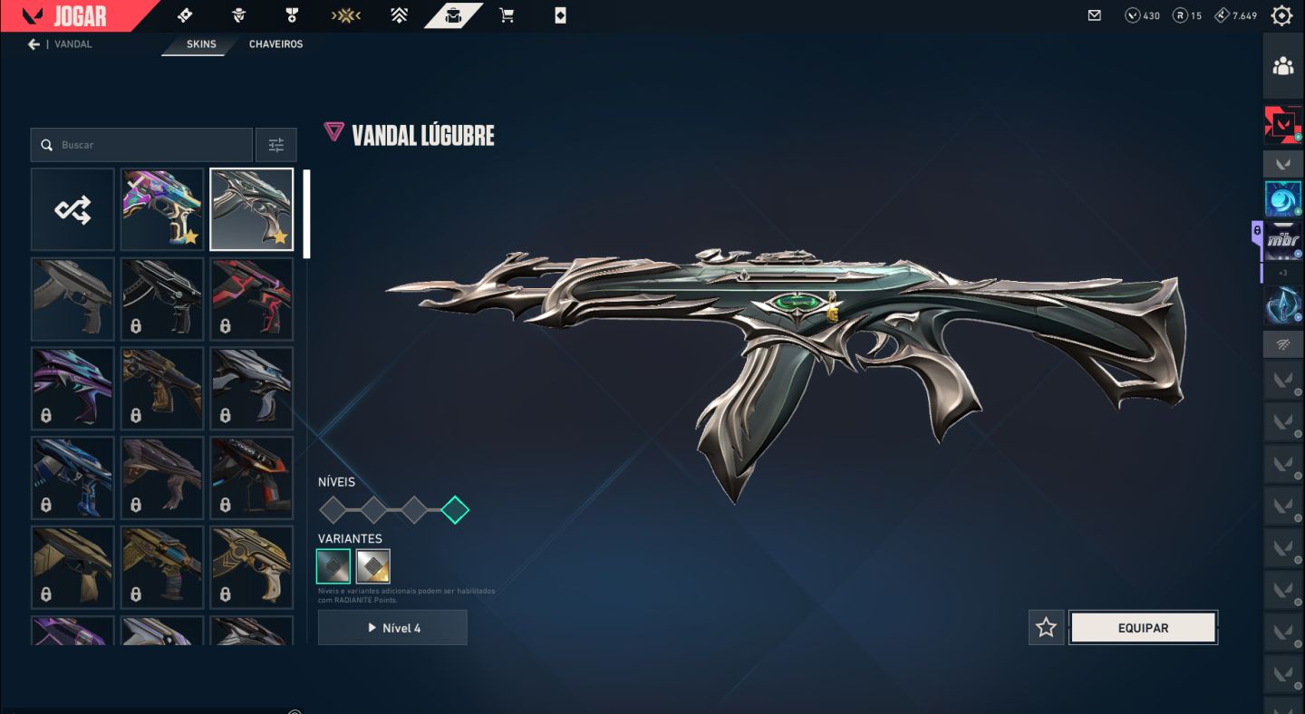 Conta Bronze com skin de faca (+10 mil vps gastos)