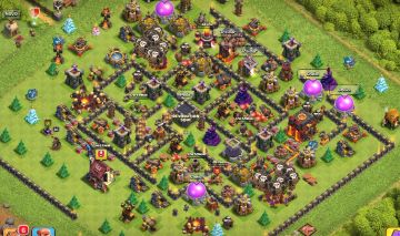 Conta Clash of clans Cv 10Semi full