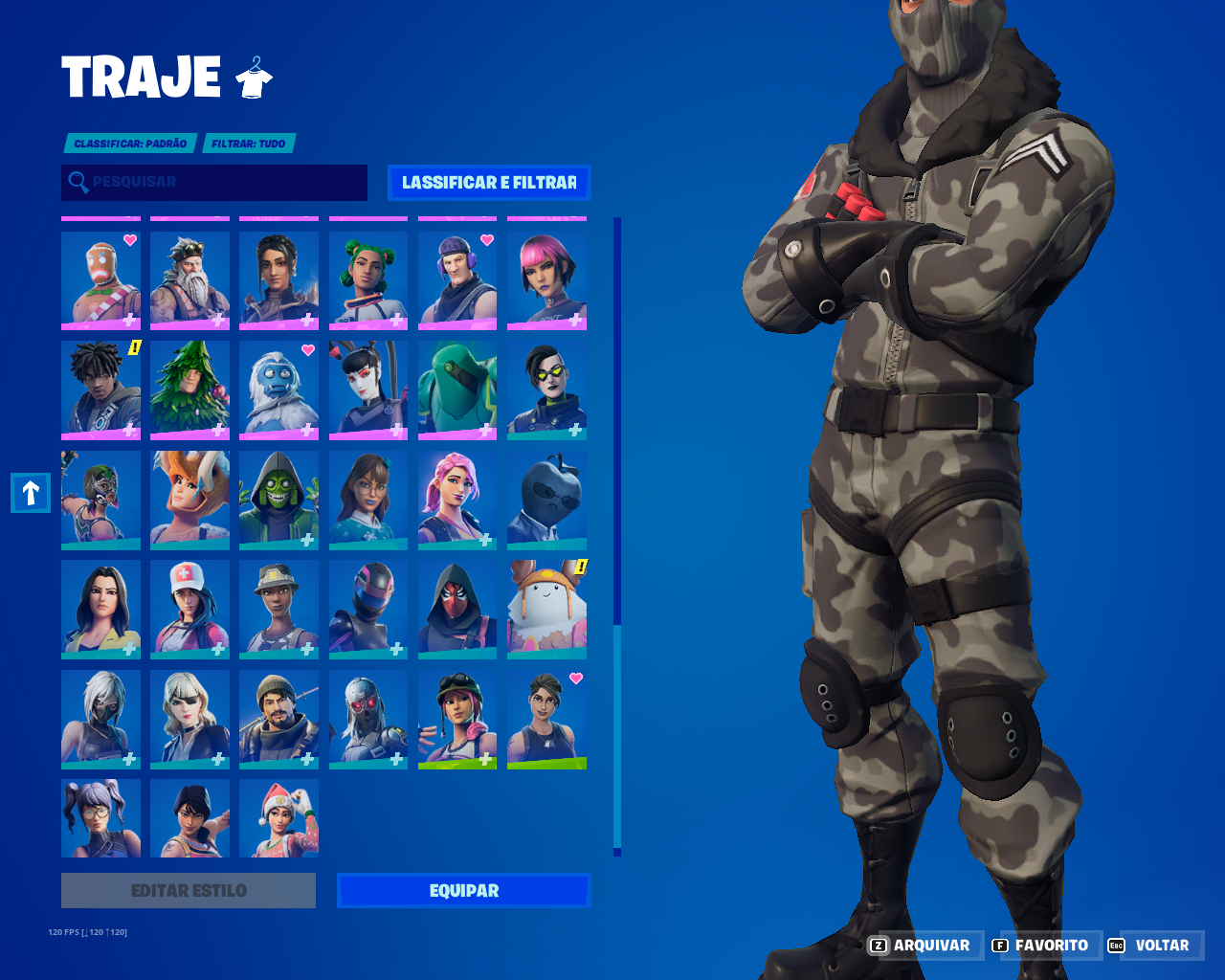 Conta fortinite rara muitas skins e picaretas full acesso