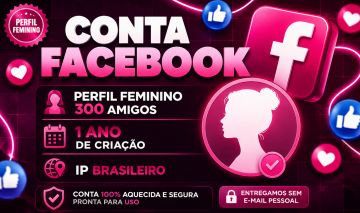 Facebook contas Devidamente aquecidas
