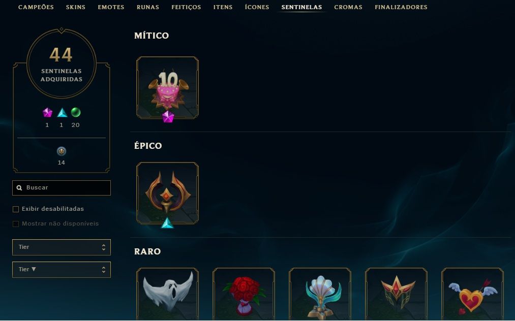 CONTA COM 335 SKIN - 26 SKIN LENDÁRIAS, 5 MÍTICAS E 1 ULTIMATE - LVL 492 OURO