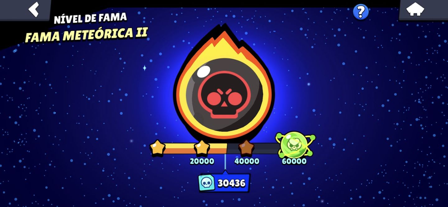 Conta de brawl stars quase Full, já pegou mestre.