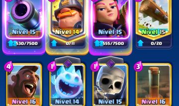 CONTA CLASH ROYALE 11821 Troféus, CORREDOR NVL 16 POSSUI TODAS AS CARTAS