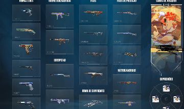 Conta de valorant d1 com muitas skins