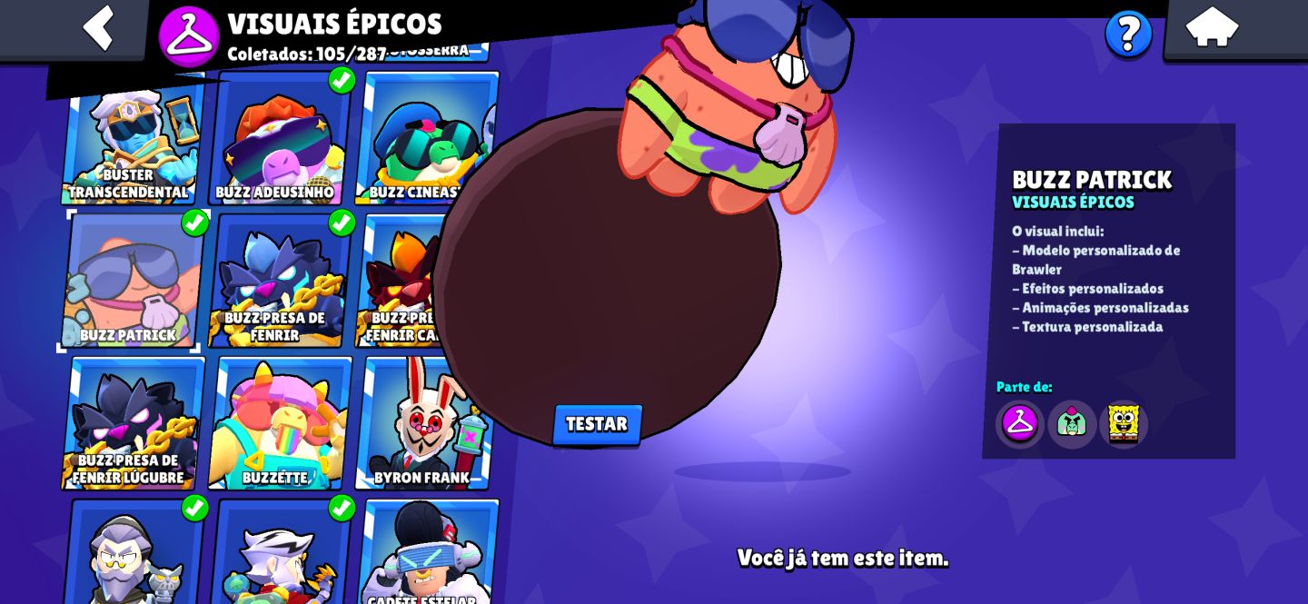 CONTA DE BRAWL STARS 2019