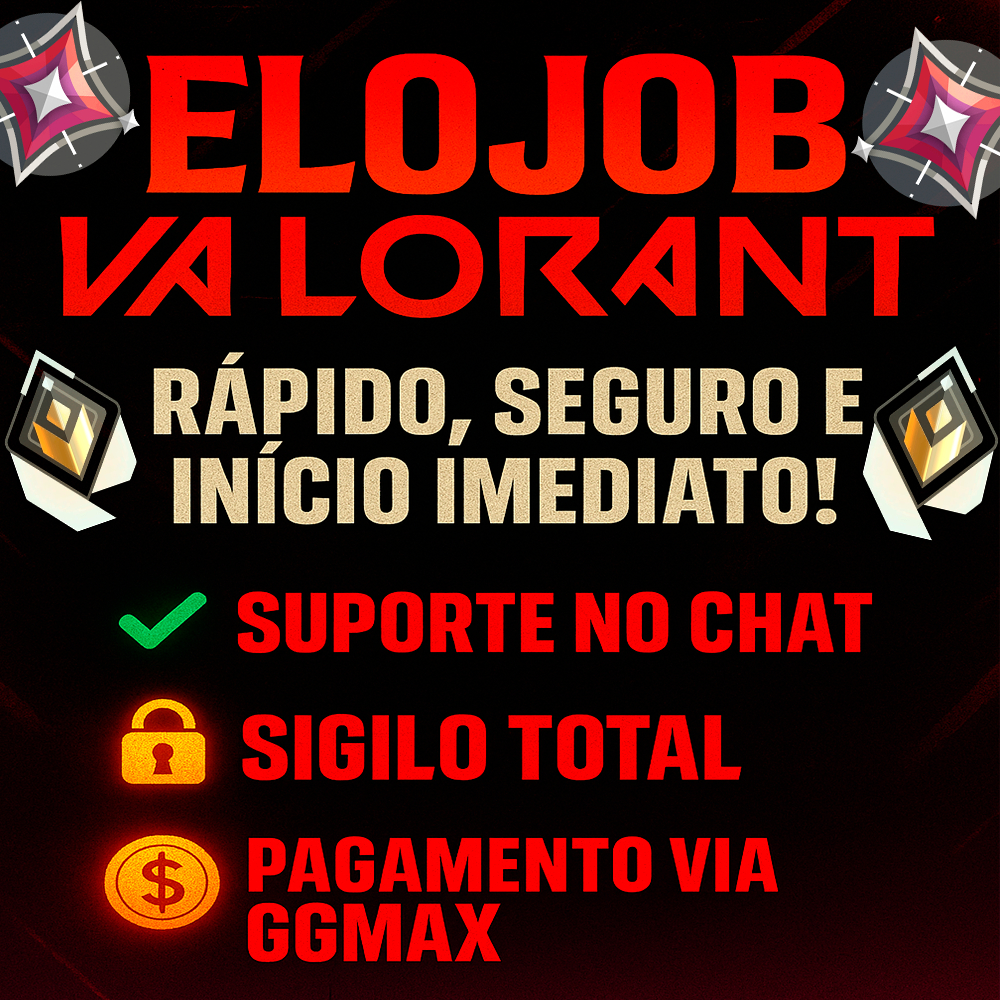 Elojob Valorant Rápido, Seguro e com Início Imediato!