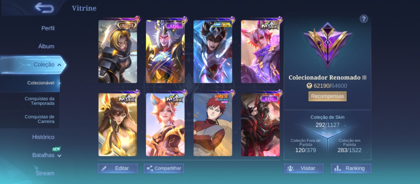 Conta mobile legends main adc