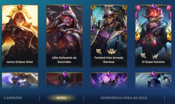 Conta WIld Rift League Of Legends 62 Skins De Eventos E Coleção Leona Completa