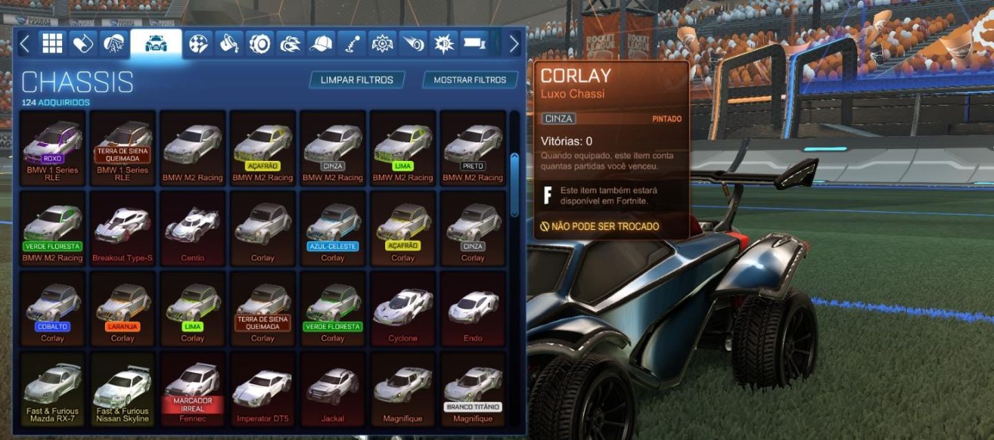 CONTA ROCKET LEAGUE - TAGS GC | NÍVEL 1415 | WINRATE 70.5%