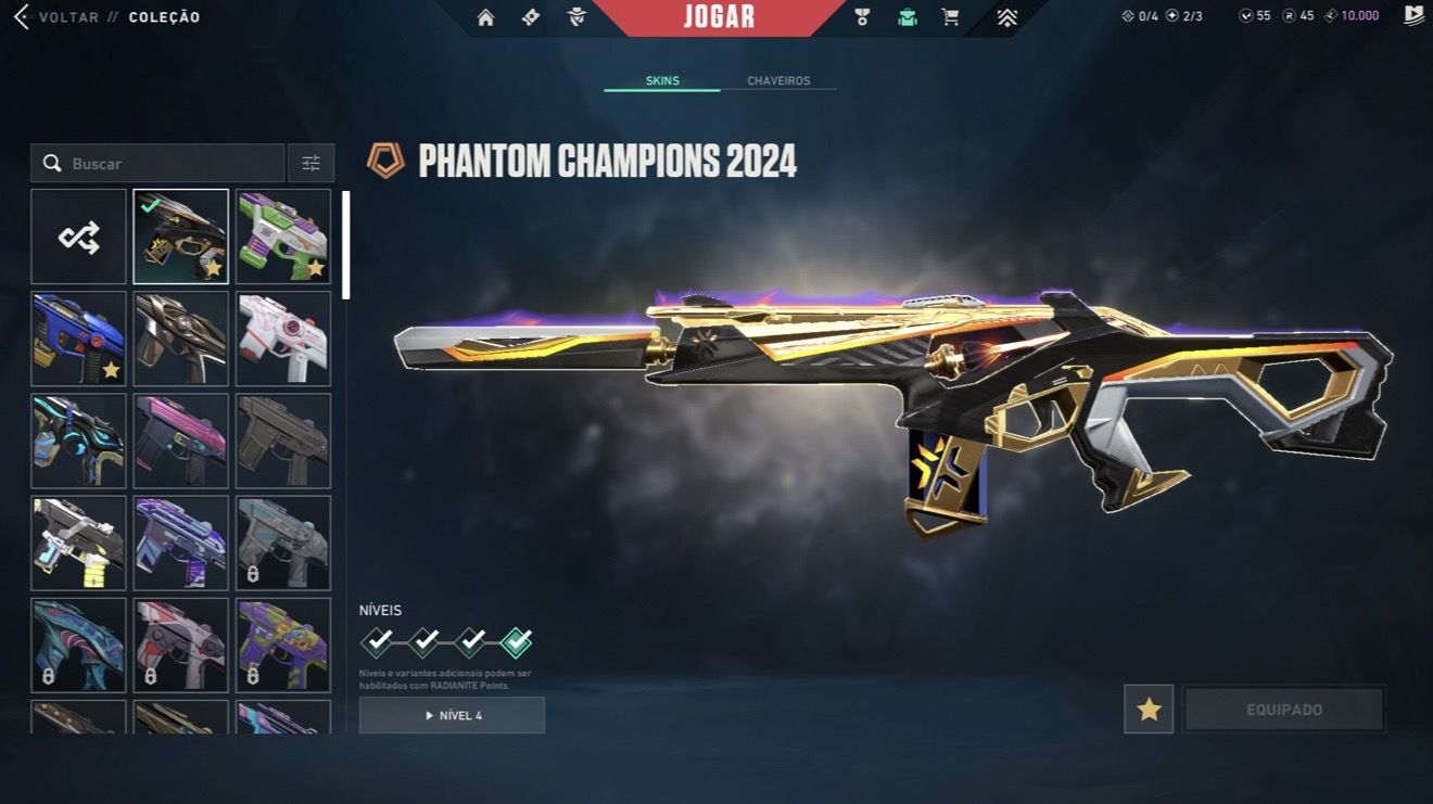 CONTA VALORANT COM MUITAS SKINS E MAIS DE 2 MIL GASTOS (LEVEL 214)