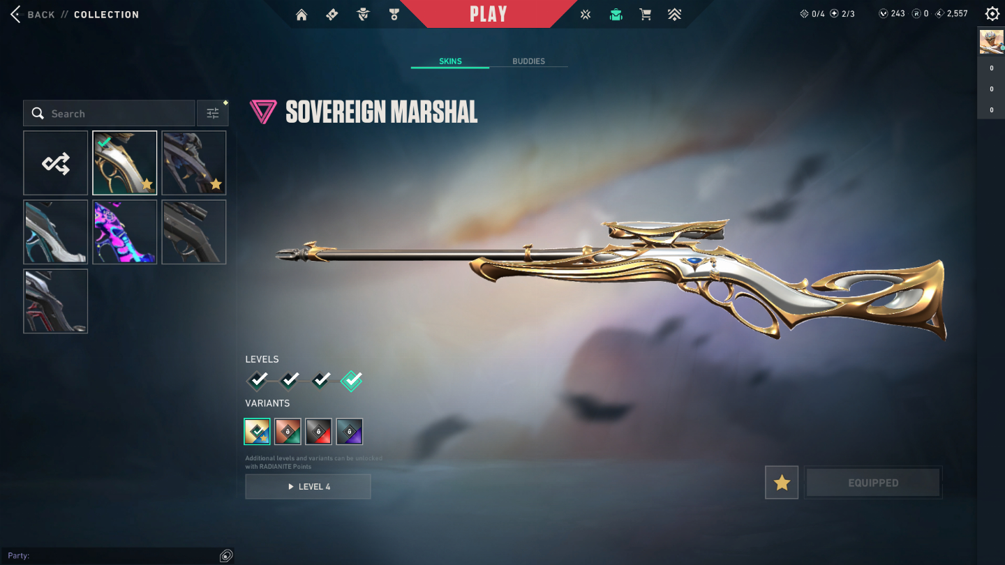 Conta Valorant com chaveiro radiante