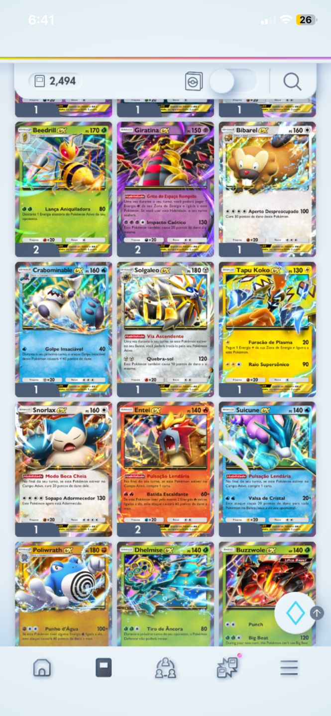 Conta de pokemon tcgp em inglês lvl37 (valor pode ser negociado)