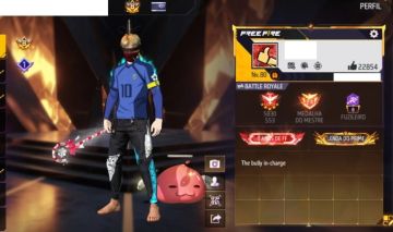 Conta de Free Fire - Prime 8/Ragnarok/8 Anos