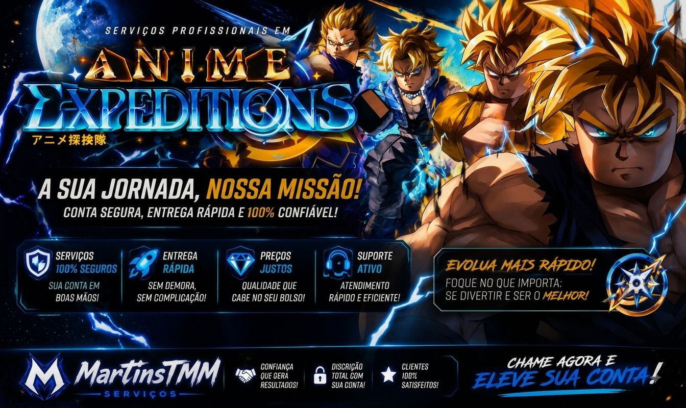 [NOVA ATUALIZAÇÃO] ANIME EXPEDITION FARM + CONTAS | PROMOÇÃO