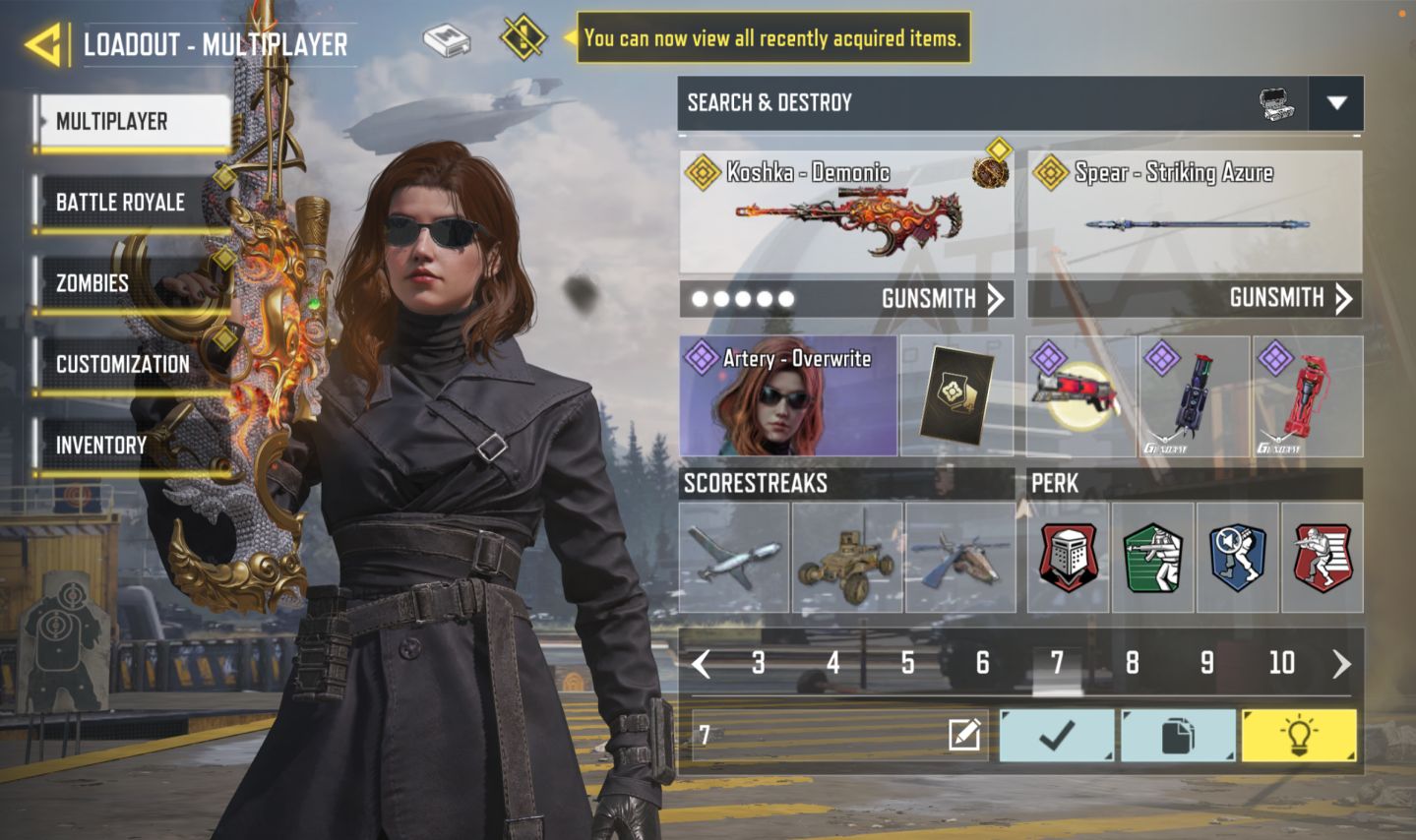 Conta Top Full Sniper
