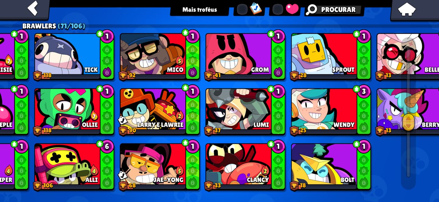 Conta brawl média